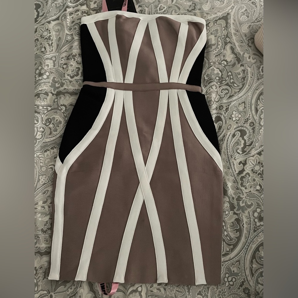 NEW Celeb Boutique Bodycon Bondage Dress S